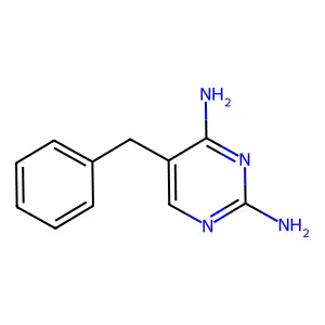 2,4-Diamino-5-benzylpyrimidine structure