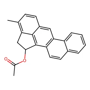 1-Acetoxy-3-methylcholanthrene structure
