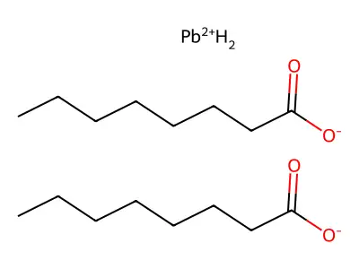 Lead(2+) octanoate structure
