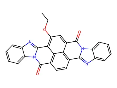 Bisbenzimidazo[2,1-b:2',1'-i]benzo[lmn][3,8]phenanthroline-8,17-dione, ethoxy- structure
