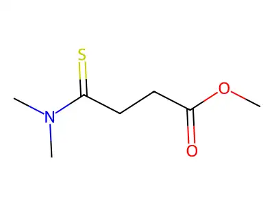 Methyl 4-(dimethylamino)-4-sulfanylidenebutanoate structure