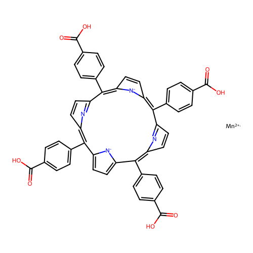Mn-TCPP structure