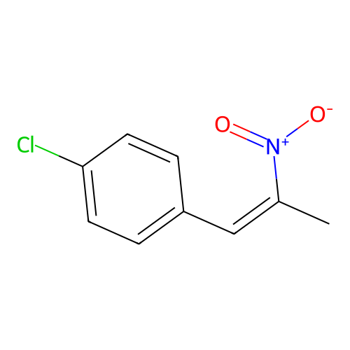 1-Chloro-4-(2-nitropropenyl)-benzene structure