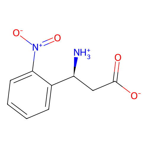 (S)-beta-(2-Nitrophenyl)alanine structure