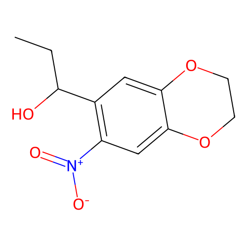 1-(7-Nitro-2,3-dihydro-1,4-benzodioxin-6-yl)propan-1-ol structure
