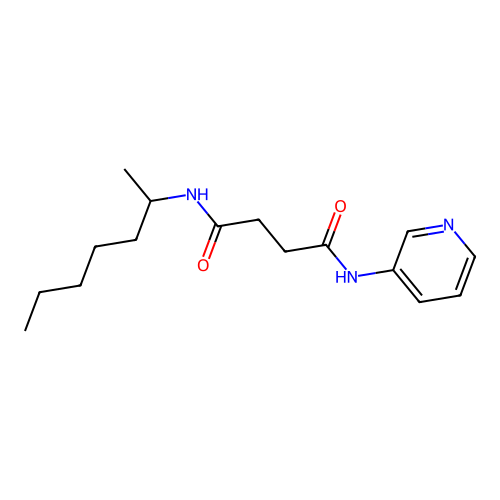N-(heptan-2-yl)-N'-(pyridin-3-yl)butanediamide structure