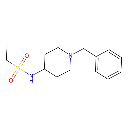 N-(1-benzylpiperidin-4-yl)ethanesulfonamide structure