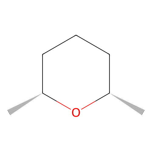 (2R,6S)-2,6-dimethyltetrahydro-2H-pyran structure