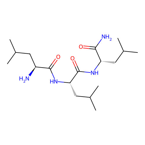 H-Leu-Leu-Leu-NH2 structure