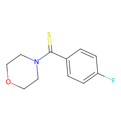 4-(4-Fluorobenzothioyl)morpholine structure