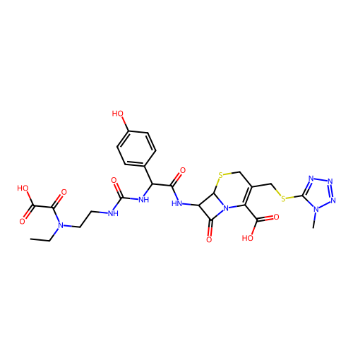Cefoperazone A structure