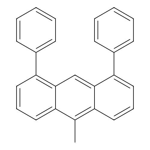 10-Methyl-1,8-diphenylanthracene structure