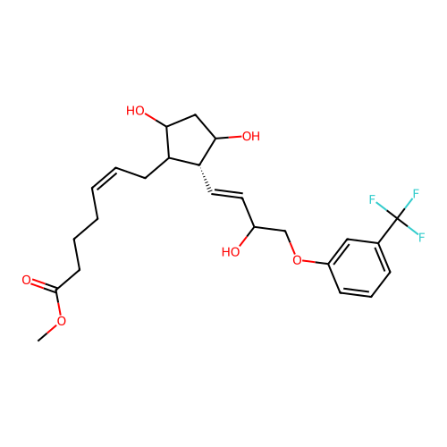 (+)-Fluprostenol methyl ester structure