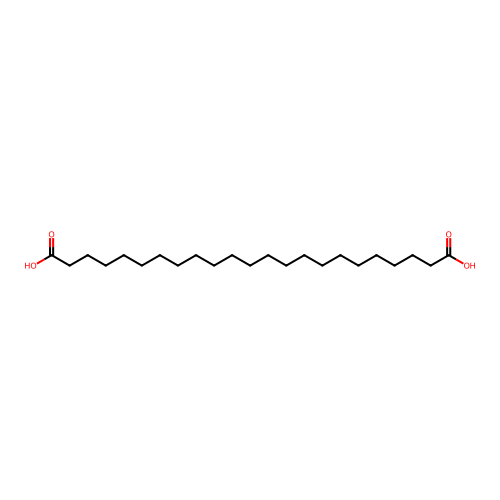 二十三烷二酸 structure