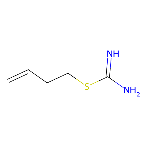 3-Buten-1-yl carbamimidothioate structure