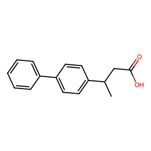 3-(4-Phenylphenyl)butanoic acid structure