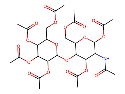 N-Acetyllactosamine heptaacetate 98 structure