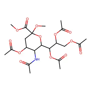 N-Acetyl-2-O-methyl-  -neuraminic Acid Methyl Ester 4,7,8,9-Tetraacetate structure