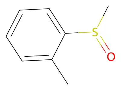 Benzene, 1-methyl-2-(methylsulfinyl)- structure