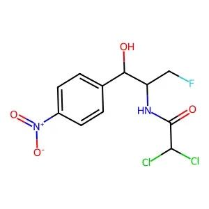 3-Fluorochloramphenicol structure