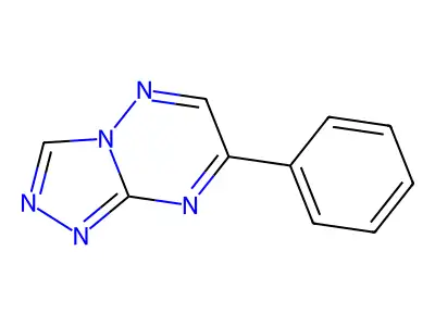 1,2,4-Triazolo(4,3-b)(1,2,4)triazine, 7-phenyl- structure