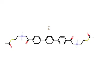 Terphenylthioacetyl-seco-hemicholinium-3 structure