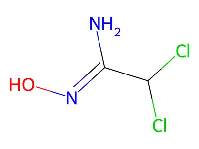 2,2-dichloro-N'-hydroxyethanimidamide structure