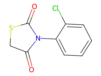 3-(2-Chlorophenyl)-1,3-thiazolidine-2,4-dione structure