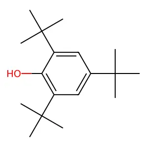 2,4,6-三叔丁基苯酚 structure