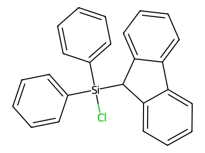 9-(Chlorodiphenylsilyl)-9H-fluorene structure