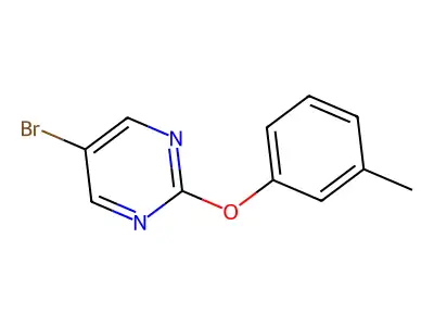 5-Bromo-2-(m-tolyloxy)pyrimidine structure