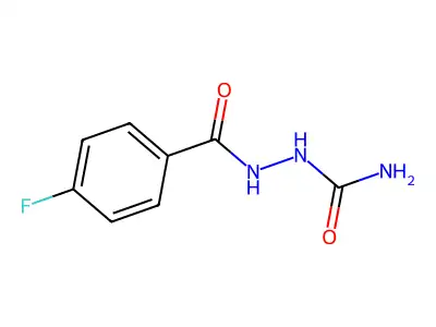 2-[(4-Fluorophenyl)carbonyl]hydrazinecarboxamide structure