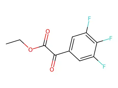 Ethyl 3,4,5-trifluorobenzoylformate structure