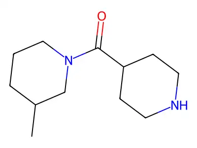 3-Methyl-1-(piperidine-4-carbonyl)piperidine structure