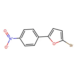 2-Bromo-5-(4-nitrophenyl)furan structure