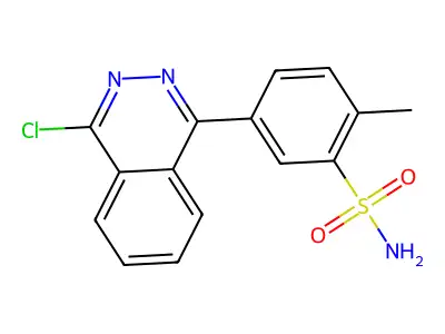 5-(4-Chlorophthalazin-1-yl)-2-methylbenzenesulfonamide structure