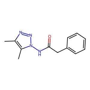 N-(4,5-Dimethyltriazol-1-YL)-2-phenyl-acetamide structure