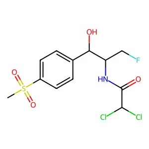 氟甲砜霉素 structure
