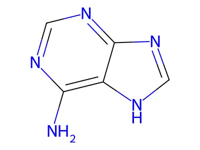 腺嘌呤 structure