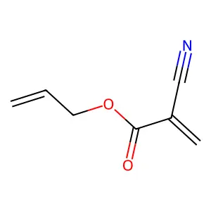 Allyl 2-cyanoacrylate structure