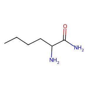 2-Aminohexanamide structure