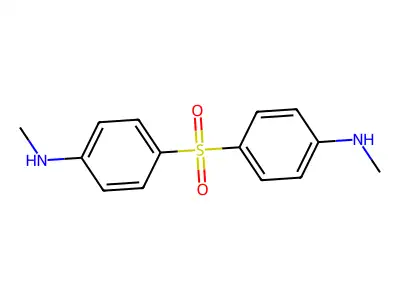 Benzenamine, 4,4'-sulfonylbis[N-methyl- structure
