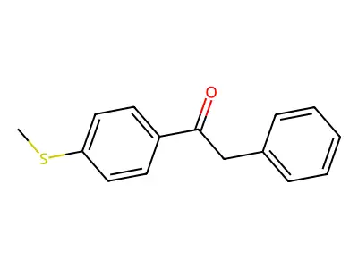 1-(4-(Methylthio)phenyl)-2-phenylethanone structure