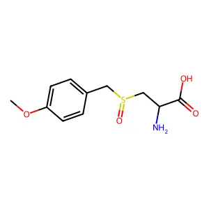 2-Amino-3-[(4-methoxyphenyl)methylsulfinyl]propanoic acid structure