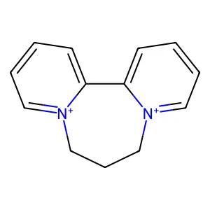 6H-Dipyrido(1,2-a:2',1'-c)(1,4)diazepinediium, 7,8-dihydro- structure