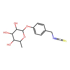 4(Alpha-L-Rhamnosyloxy)-Benzyl Isothiocyanate structure