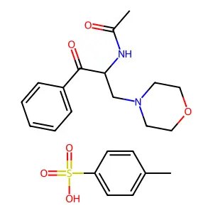 4-methylbenzenesulfonic acid,N-(3-morpholin-4-yl-1-oxo-1-phe structure
