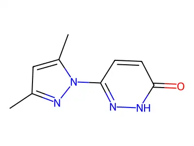 6-(3,5-dimethyl-1H-pyrazol-1-yl)pyridazin-3(2H)-one structure