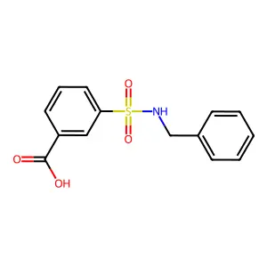 3-(Benzylsulfamoyl)benzoic acid structure