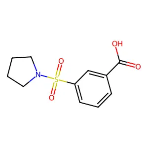 3-(Pyrrolidine-1-sulfonyl)benzoic acid structure